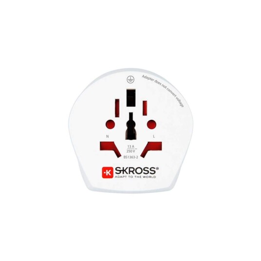 Nedis Reise Adapter Combo Verden till uk Earthed