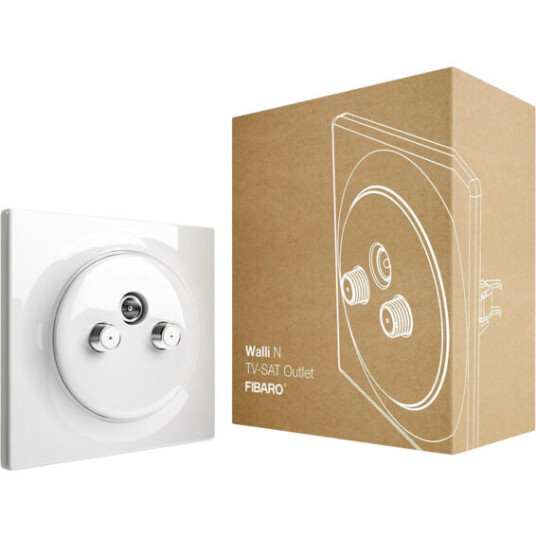 Fibaro Walli N TV-SAT Outlet - 4512588 Fibaro Walli N TV-SAT Outlet - 4512588