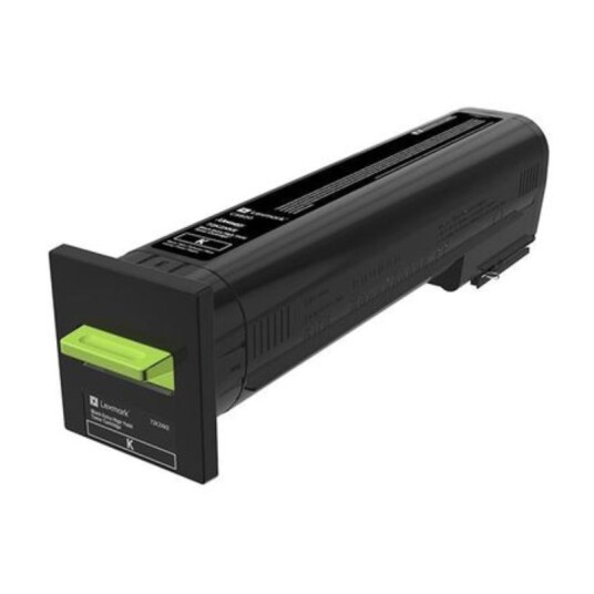 Lexmark CS 820 BK Corporate Toner - 72K2XKE Original - Svart 33000 sider Lexmark CS 820 BK Corporate Toner - 72K2XKE Original - Svart 33000 sider