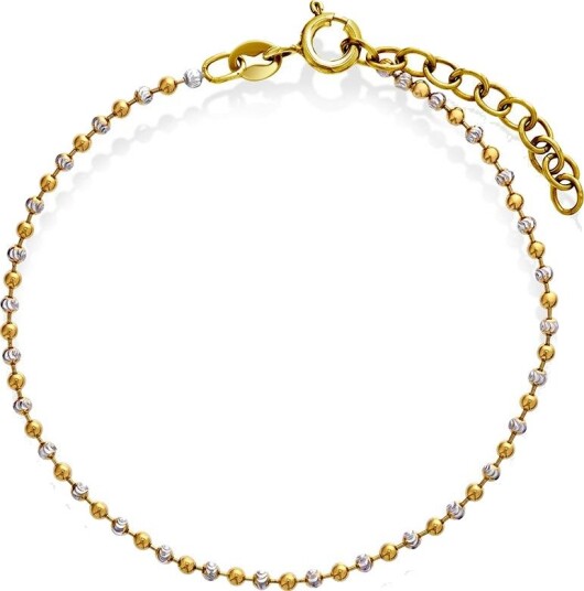 Pan Jewelry Armbånd i 925 flerfarget sølv med diamant kutt