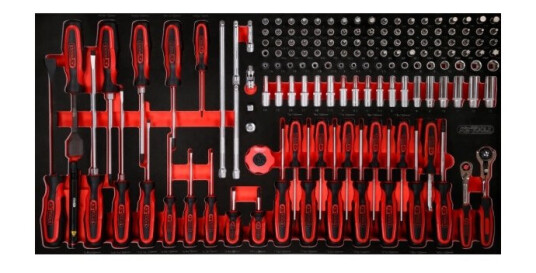Ks Tools 813.0146, Støpselsett, 146 Hoder, 4,86 Kg