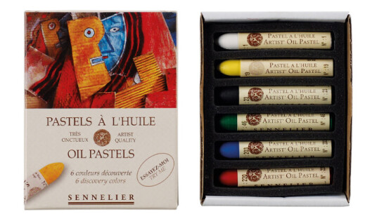 Sennelier Oljepastell Start Set 5ml 6 stk
