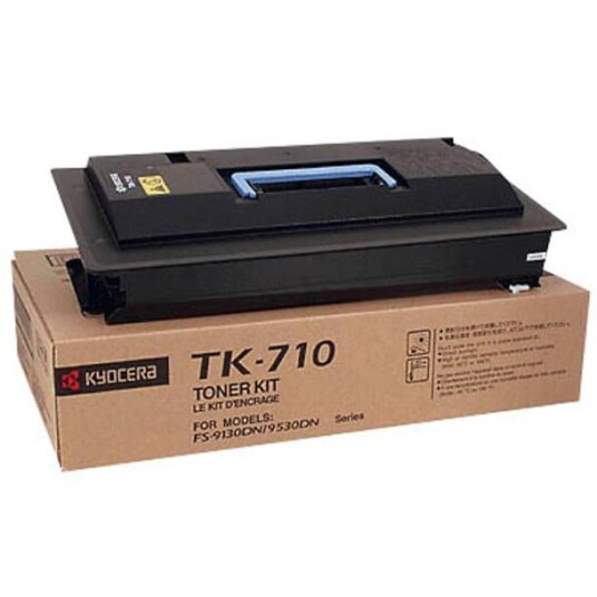 Kyocera TK-710 BK lasertoner - 1T02G10EU0 Original - Svart 40000 sider