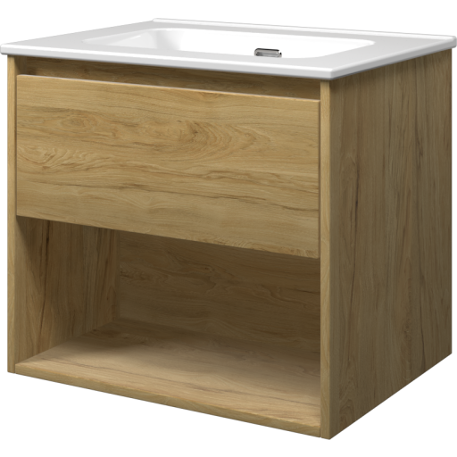 Sanibell Proline møbelpakke, uten armaturhull, 61x46 cm, ideal eik