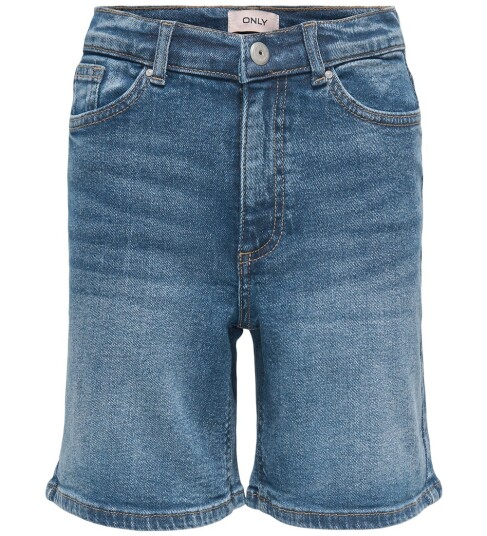 Kids Only Juicy High Waist Long Shorts Denim 134