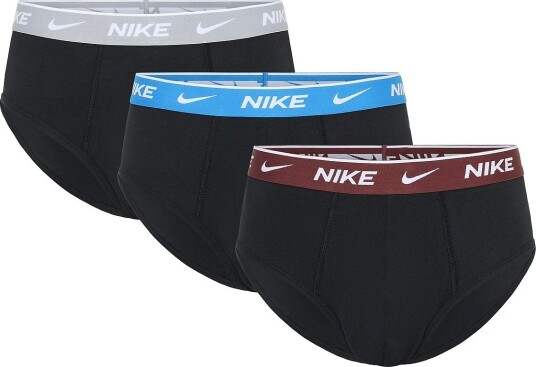 NIKE Underwear Cotton Stretch Brief 3Pk OPEN BLACK XXL