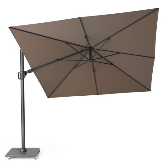 Platinum Challenger T2 parasoll Beige/grå exkl. parasollfot 3 x 3 m Beige