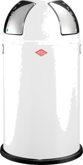 Wesco Pushboy Avfallsbøtte 50L Hvit