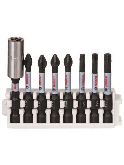 Bosch Impact Control Skrutrekkerbits 8 Deler - PH2, PZ2, T20, T25, T30