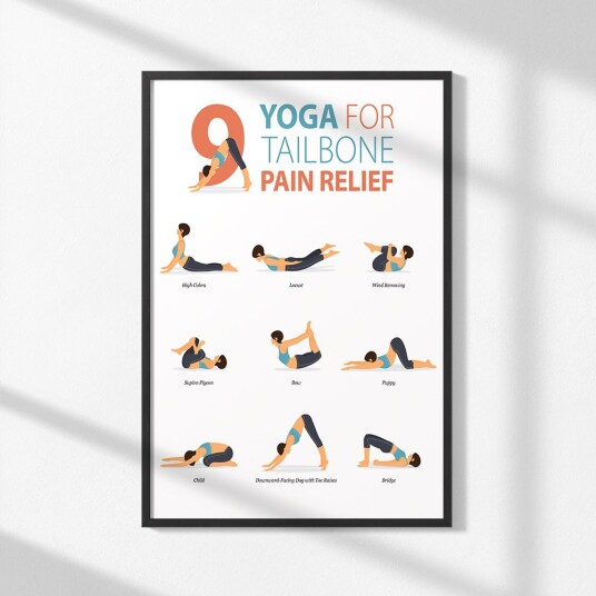 Plakat Yoga for Halebenslindring Plakat Yoga for Halebenslindring