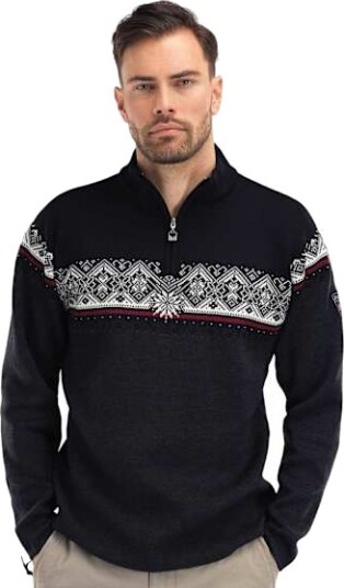 Dale Of Norway Moritz Masc Sweater Dark Charcoal/raspberry Black/off White S Dale Of Norway Moritz Masc Sweater Dark Charcoal/raspberry Black/off White S