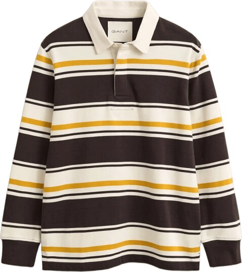 Gant Striped Heavy Rugger Brown XL