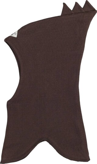 Mørk Brun Racing Kids Balaclava Dino (XS)