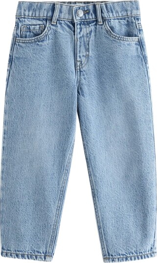 Lindex Baggy Jeans With Regular Waist - Blue - 128