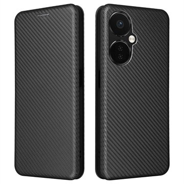 OnePlus Nord CE 3 Lite/N30 Flip-deksel Karbonfiber Svart