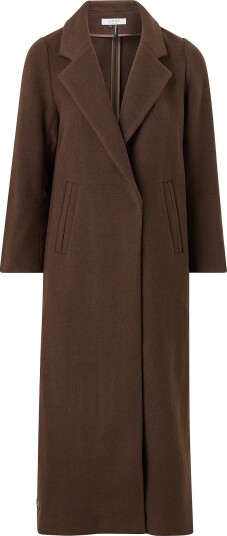 Hést Ullkåpe Mathea Coat Brun