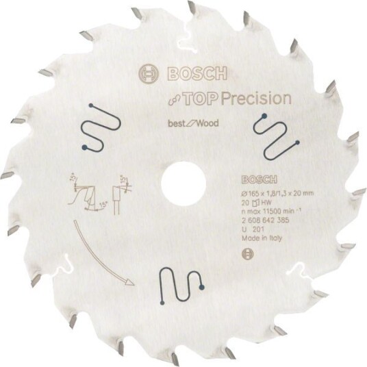 Bosch Top Precision Best for Wood Sagklinge 20T