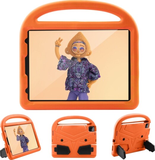 Trolsk Barnedeksel med Håndtak (iPad Pro 11/Air 5/Air 4) Oransje