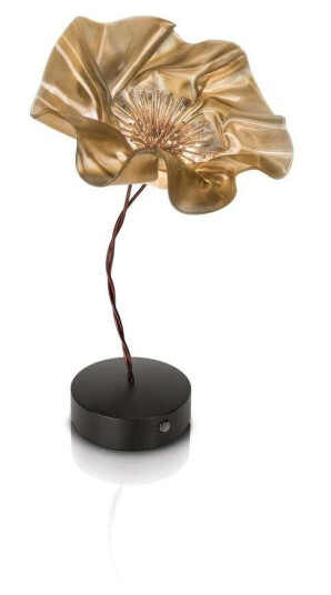 Slamp La Fleur Battery Bordlampe Black/Golden Slamp La Fleur Battery Bordlampe Black/Golden