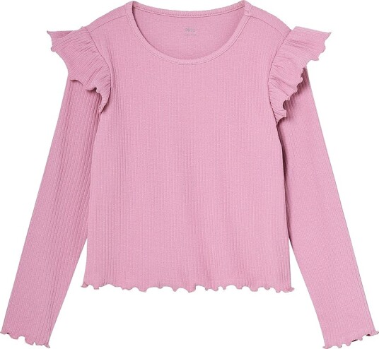 Ellos Collection Ribbet topp Rosa