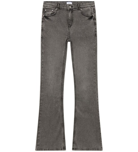 Grunt - Jeans Texas Low Flare Grey - Grå