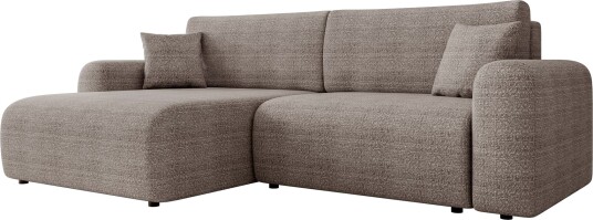 Brenor Sovesofa med sjeselong 3 seter Grå