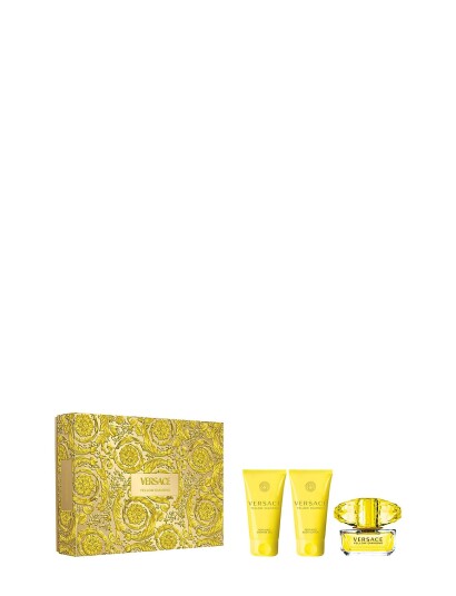 Versace Fragrance Gift Set Yellow Diamond Edt + Body Lotion + Shower Gel - Nude - ONE SIZE Versace Fragrance Gift Set Yellow Diamond Edt + Body Lotion + Shower Gel - Nude - ONE SIZE