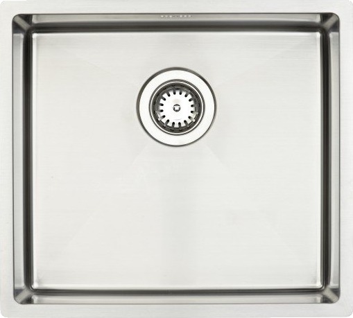 Lavabo Kubus 450 soft kjøkkenvask 49x44 cm, rustfritt stål Lavabo Kubus 450 soft kjøkkenvask 49x44 cm, rustfritt stål