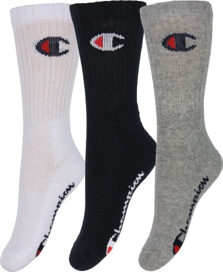 Champion Sokker Crew Socks 3 pakning Grå