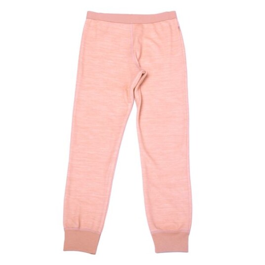 Joha Snowflake ull/bambus leggings - ensfarget fersken Joha Snowflake ull/bambus leggings - ensfarget fersken