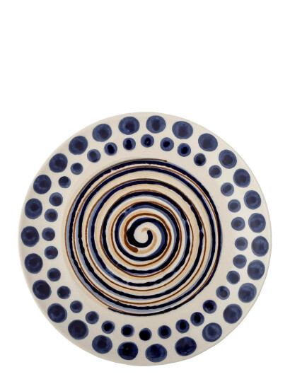 Bloomingville Shama Plate - Blue - Ø 20.5 CM