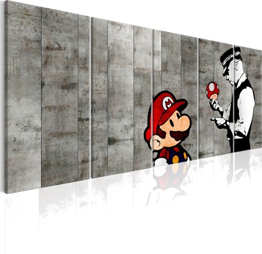 Bilde Graffiti On Concrete 225x90 Artgeist sp. z o. o.