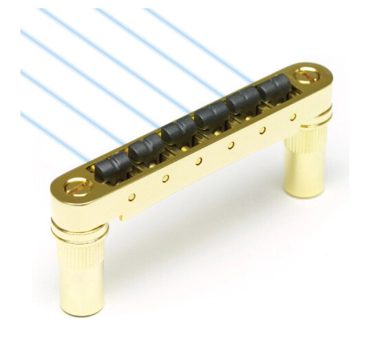 Graph Tech Ghost Pn-8863-G0 - Loaded Resomax Nv2 Bridge, 6 Mm - Gull