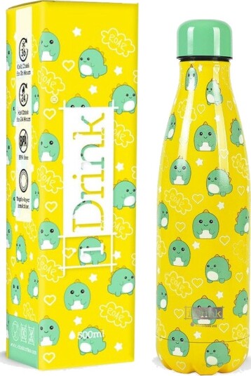 iTotal I-Drink Drikkeflaske - 500ml - Hello Dino