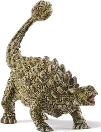 Schleich Ankylosaurus Dinosaur Figur i Plast, 14 cm, Grønn