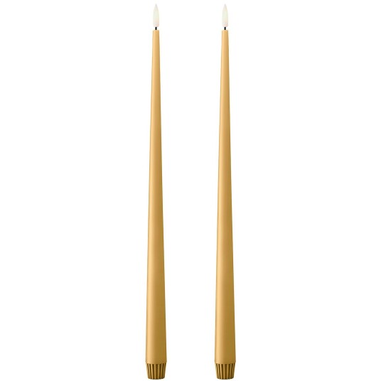 Ester & Erik Led Stearinlys 2 pk 40 cm Almond Butter