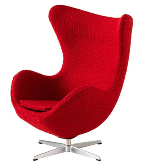 Fritz Hansen Egget miniatyr Rød