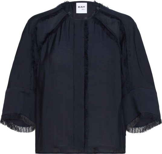 Day Birger et Mikkelsen Cassie   Sheer Fringes   Navy   32