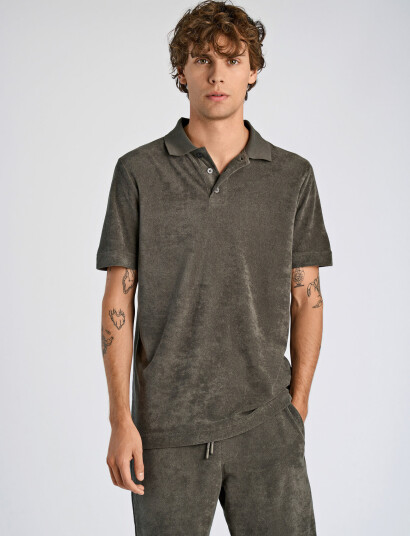 Lindbergh Terry Pique - Grey - L