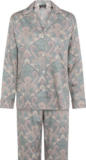 Lauren Ralph Lauren Homewear Lrl L/S Notch Collar Long Pant Pj S MULTI PAISLEY L