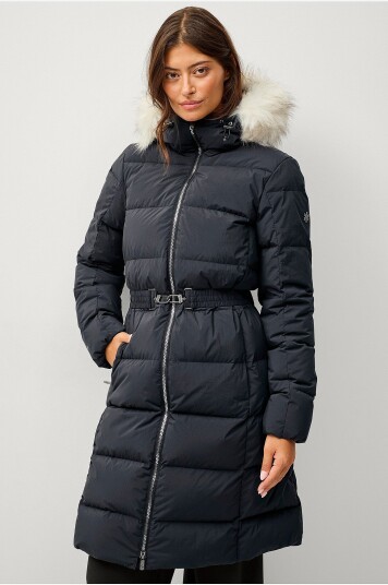 Áhkká Dunfrakk Gold Mid Down Coat Matte Svart Áhkká Dunfrakk Gold Mid Down Coat Matte Svart