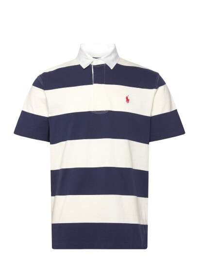 Polo Ralph Lauren Classic Fit Short Sleeve Rugby Shirt Blue XS
