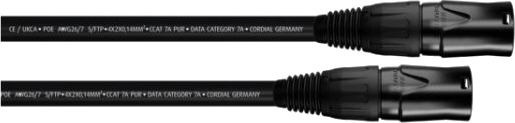Telegärtner 100017345 Cat5 SF/UTP M8 patchkabel grønn 10 m