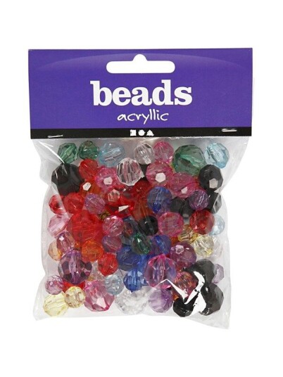Creativ Company Faceted Beads Mix. Creativ Company Faceted Beads Mix.