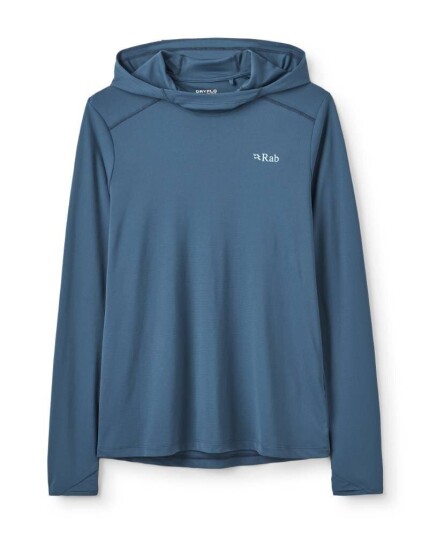 RAB Force Hoody Dame Tempest Blue S