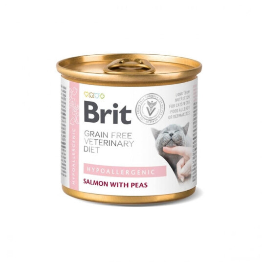 Brit Veterinary Diet Cat Grain Free Hypoallergenic 200 G
