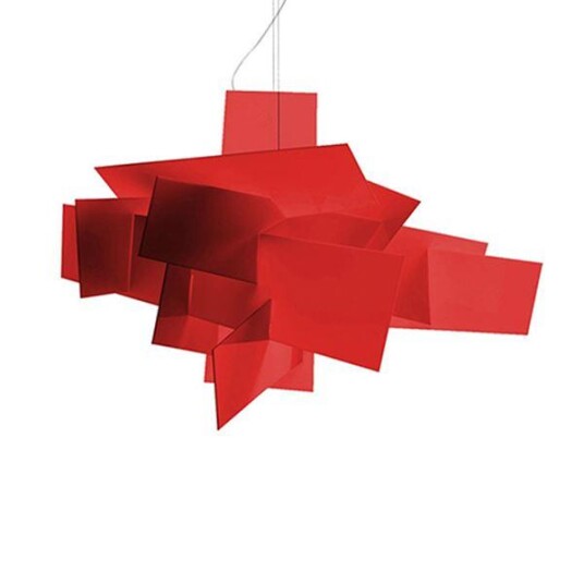 Foscarini Big Bang LED Taklampe Rød m. Dimmer Foscarini Big Bang LED Taklampe Rød m. Dimmer