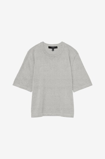 Vero Moda - Topp vmSilje 2/4 O-neck Oversize - Grå