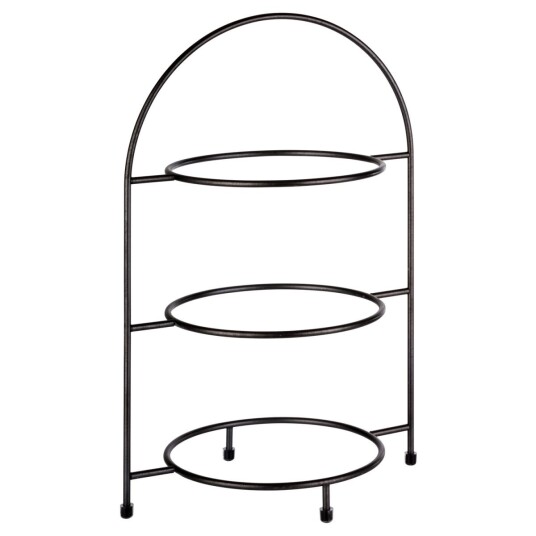 APS Serveringsstativ Industrial; 19.5x43 cm (BxH); Svart; Rund