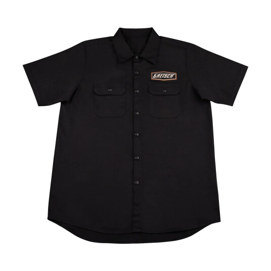 Gretsch Biker Work Shirt Black S